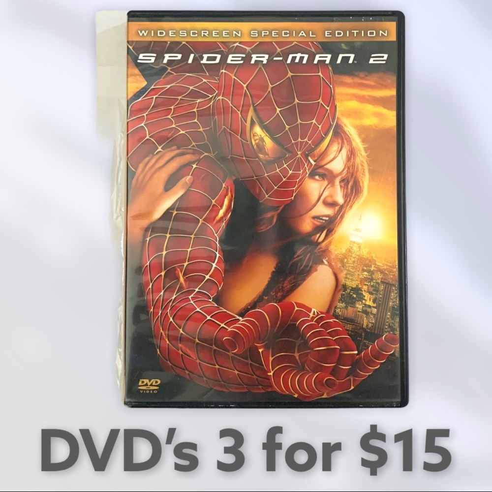 📀 Spider-Man 2 2 disc DVD movie set 📀